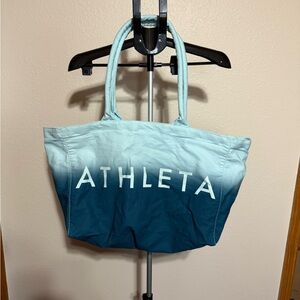 Athleta Teal Ombre Women's Tote Bag